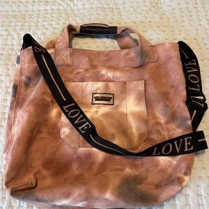 Tie dye tote bag